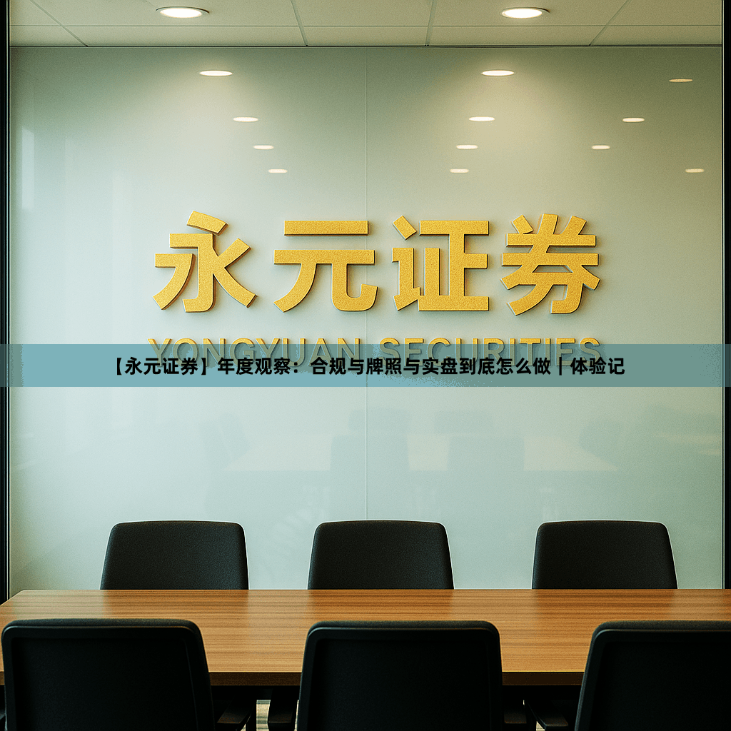 【永元证券】年度观察：合规与牌照与实盘到底怎么做｜体验记