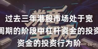 过去三年港股市场处于宽幅震荡周期的阶段中杠杆资金的投资行为阶