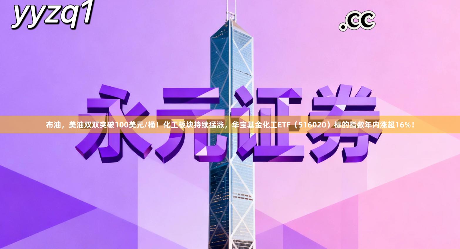 布油,美油双双突破100美元/桶!化工板块持续猛涨,华宝基金化工ETF(516020)标的指数年内涨超16%!
